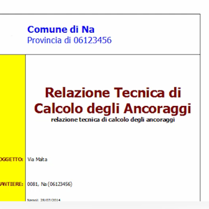 Verifica Sistemi di Fissaggio - Calcolus-FISSAGGIO - ACCA software Verifica Sistemi di Fissaggio - Calcolus-FISSAGGIO - ACCA software
