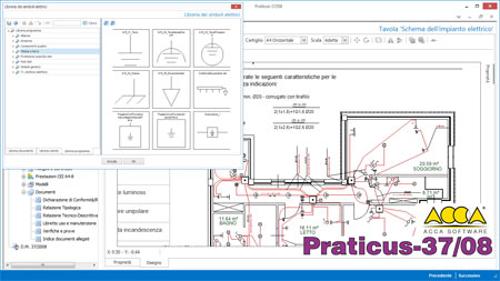Disegno Schema Impianto Praticus-37/08 ACCA software Disegno Schema Impianto Praticus-37/08 ACCA software
