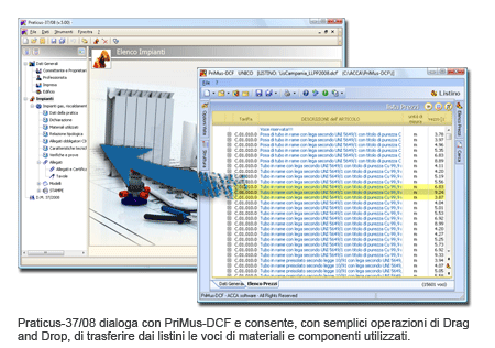 Dichiarazioni Conformità - DM 37/08 - Drag and Drop con PriMus-DCF