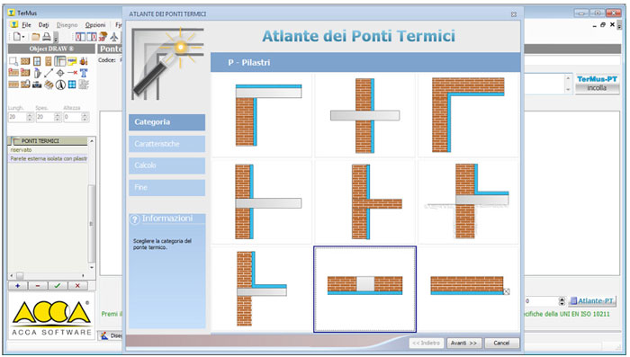 Atlante dei Ponti Termici - TerMus-PT - ACCA software Atlante dei Ponti Termici - TerMus-PT - ACCA software