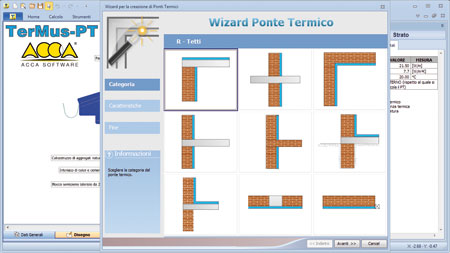 Software calcolo ponti termici procedura guidata TerMus-PT ACCA software Procedura guidata per il calcolo dei ponti termici con TerMus-PT di ACCA software