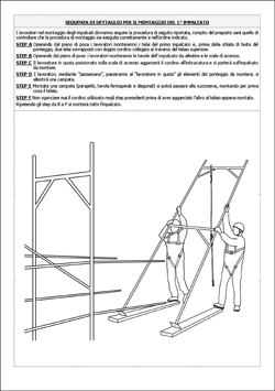piano di applicazione generalizzata, archivio procedure montaggio smontaggio