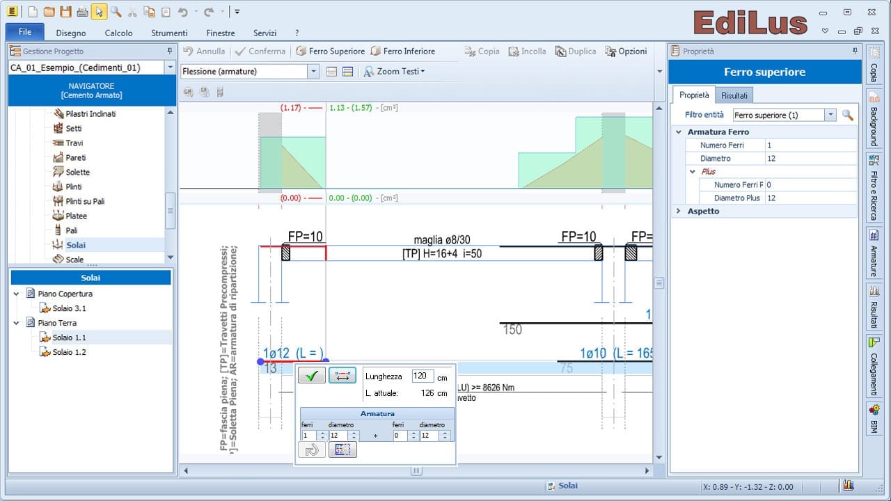 Software calcolo strutturale cemento armato EdiLusCA ACCA software