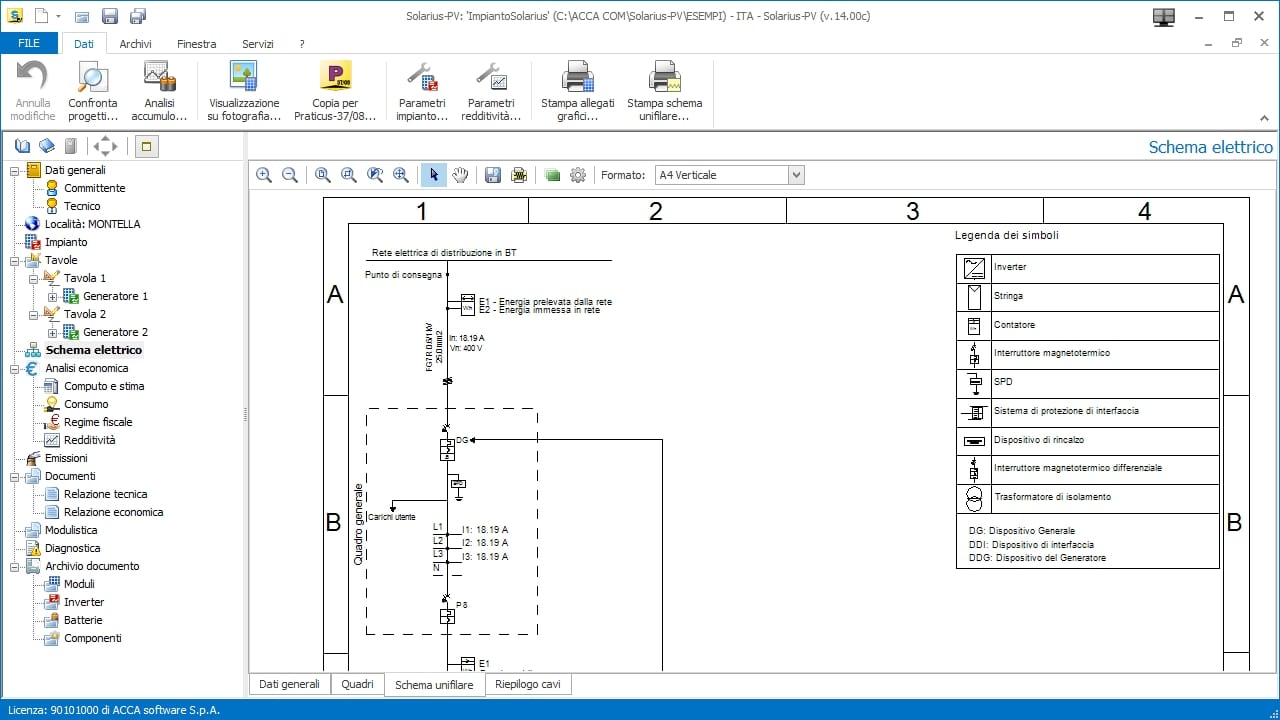 Software Fotovoltaico - Solarius-PV - ACCA software electrical wiring diagram freeware 