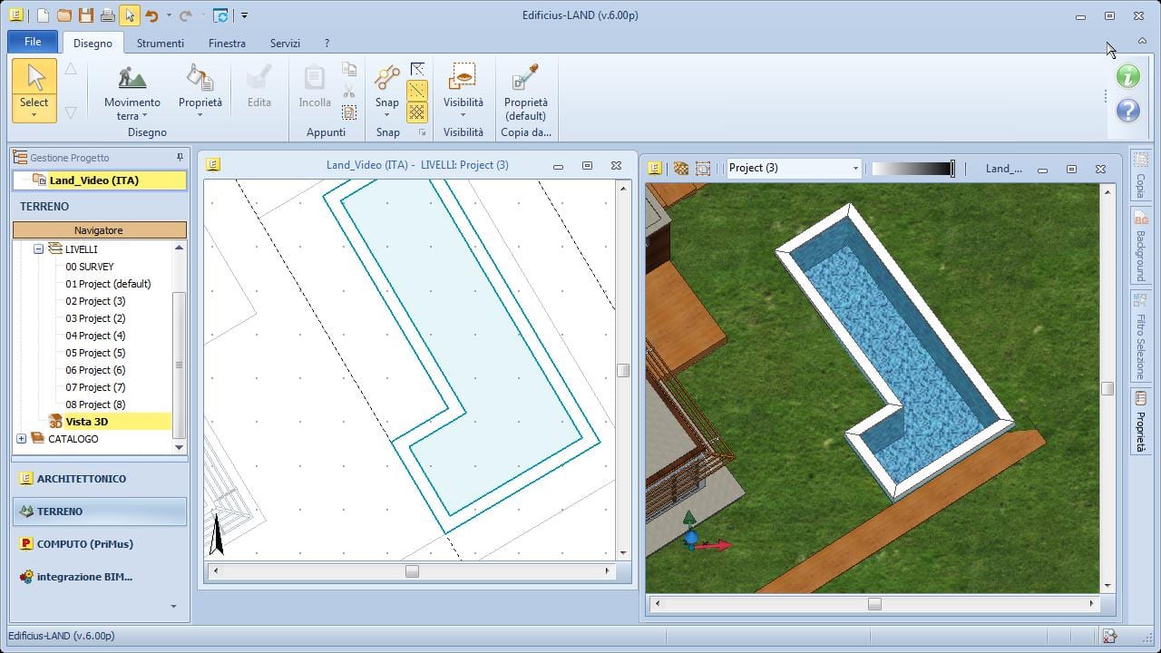 Software Progettazione Giardini Edificius Land Acca Software