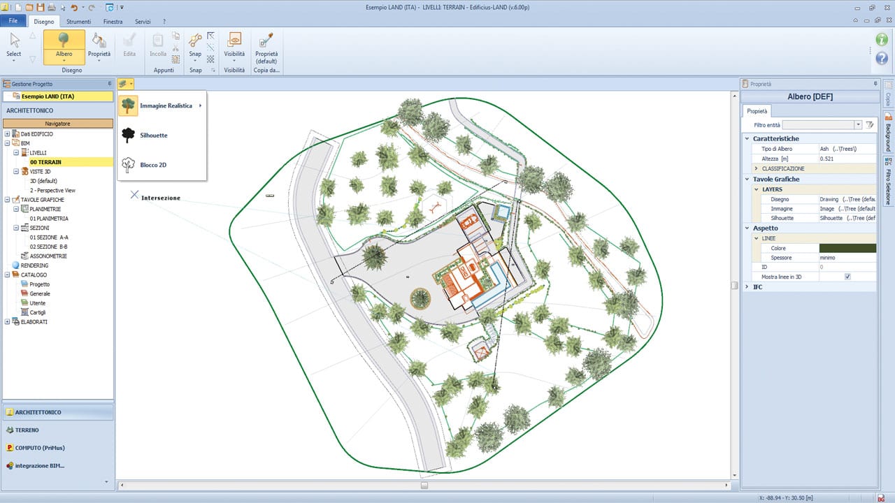 Software Progettazione Giardini Edificius Land Acca Software