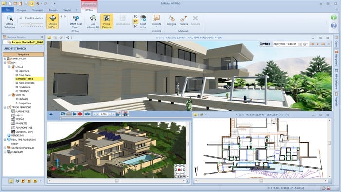 Software progettazione architettonica 3d con edificius for Software progettazione interni 3d