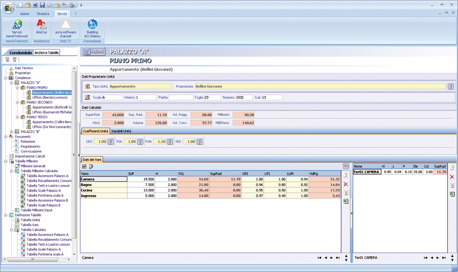 software calcolo tabelle millesimali freeware