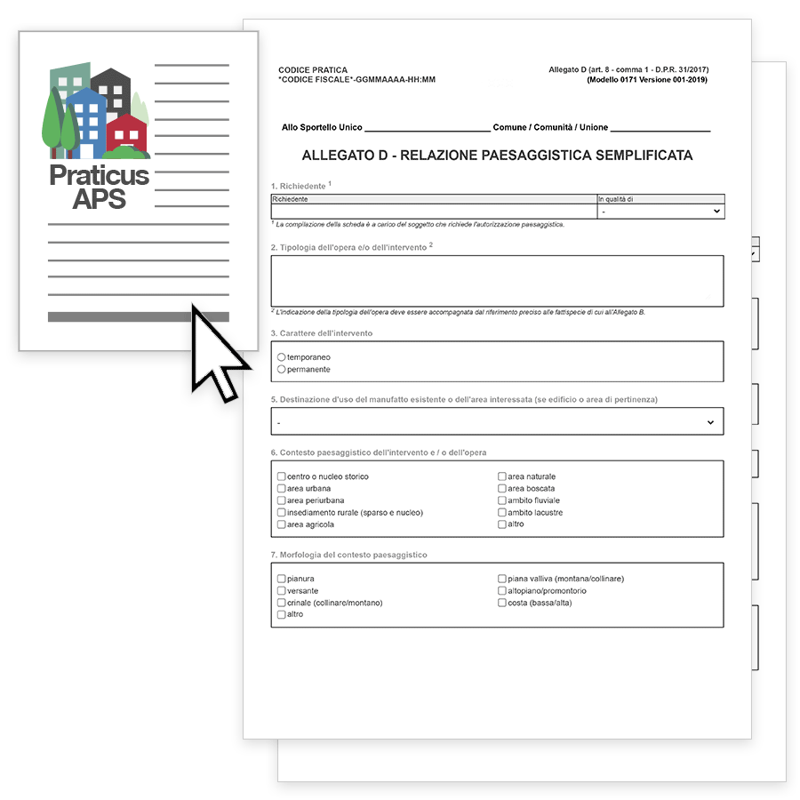 Relazione paesaggistica semplificata secondo il DPR 31/2017 - Praticus-TA - ACCA software